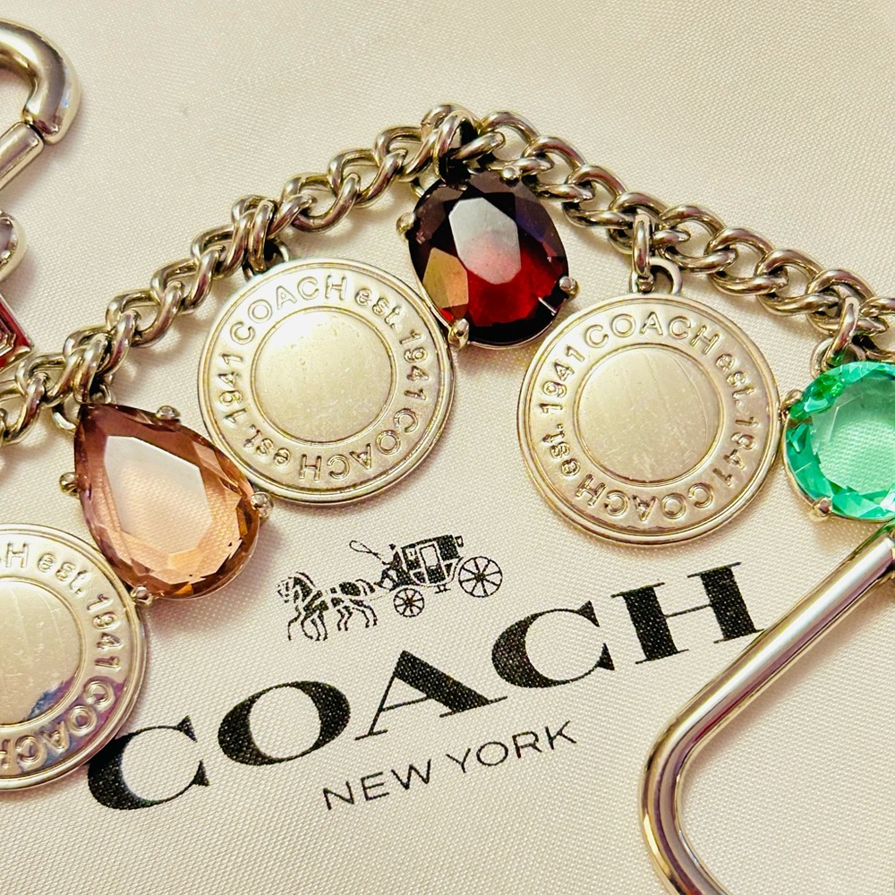 💰SOLD💰VERY RARE Coach 1941 Swag Bag Charm/ Keychain/ Bracelet - Picture 8 of 13